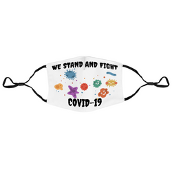 We Stand and Fight Covid-19 Face Mask for Adults