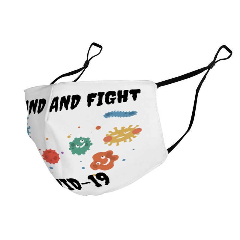 We Stand and Fight Covid-19 Face Mask for Adults