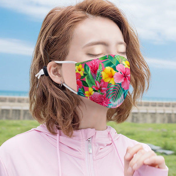 Flowers Face Mask for Adults